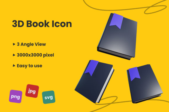 3D Book Icon: A Creative Tool