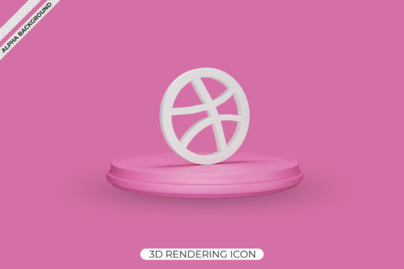 3d Dribble Render Icon: A Bold Visual Statement