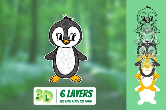 3D Penguin SVG: A Unique Digital Asset for Creative Projects