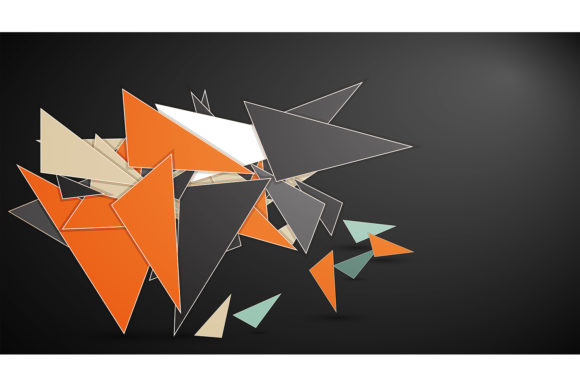 3d Triangle Mosaic Composition: A Creative Tool for Modern Designers