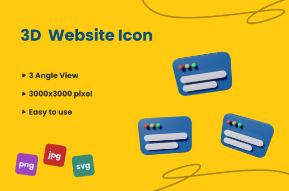 3D Website Icon: Enhancing Digital Presence with Visual Impact