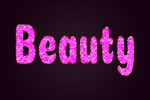 Beauty Cute Bubble Style 3d Text Effect
