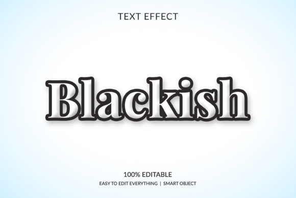 Blackish 3d Black White Text Effect: A Unique Design Choice for Modern Visuals