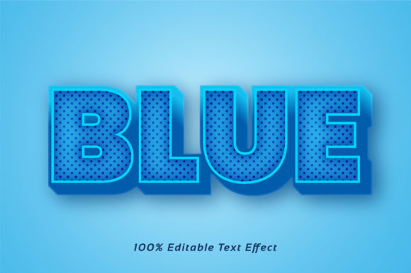 Blue 3D Text Effect: A Comprehensive Overview