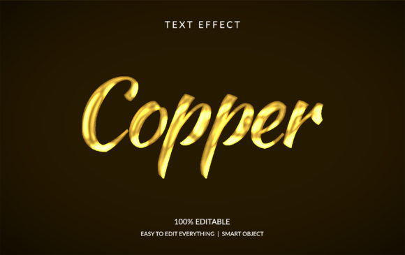 Copper 3D Metal Fire Style Text Effect: A Creative and Technological Marvel
