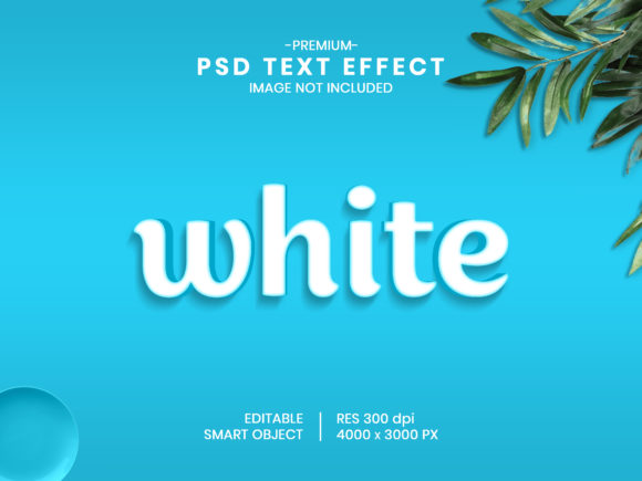 Creating Impact with Editable White 3D Text Effect Template