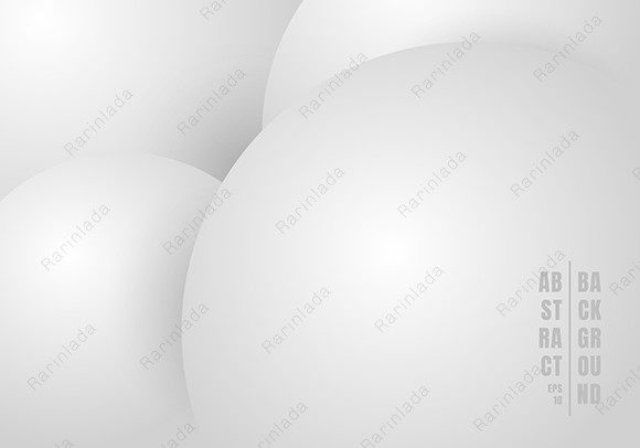 Exploring the Aesthetic and Functional Potential of Abstract 3D White Circles Background