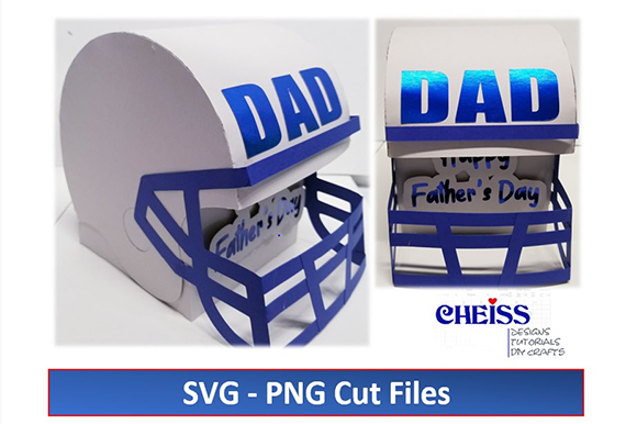 Father’s Day Helmet Gift Box 3D DAD: A Unique Way to Celebrate Dad