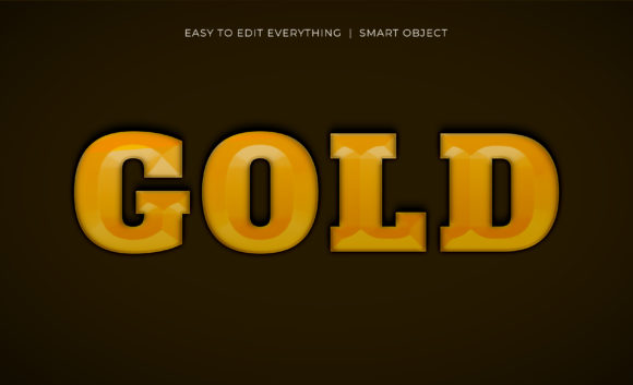 Gold Luxurious 3D Golden Text Effect: A Strategic Tool for Visual Impact and Brand Authority