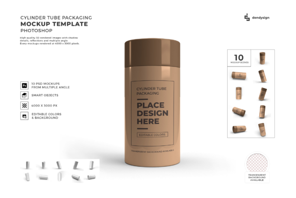 How a Cylinder Tube Packaging 3D Mockup Bundle Can Simplify Your Product Launches
