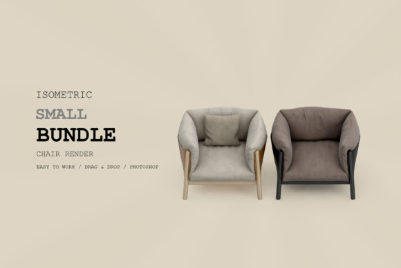 Isometric Armchair 3D Rendering for Creators