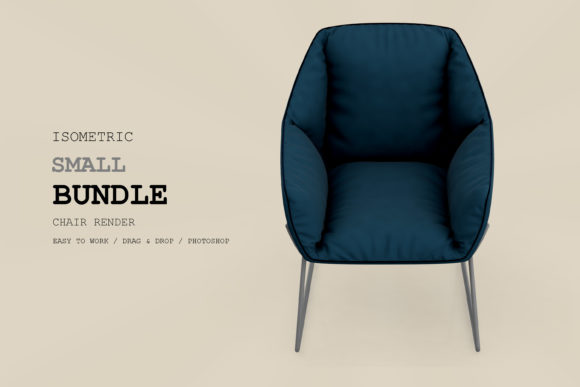 Isometric Armchair 3D Rendering Pack 79: A Practical Resource for Visual Projects