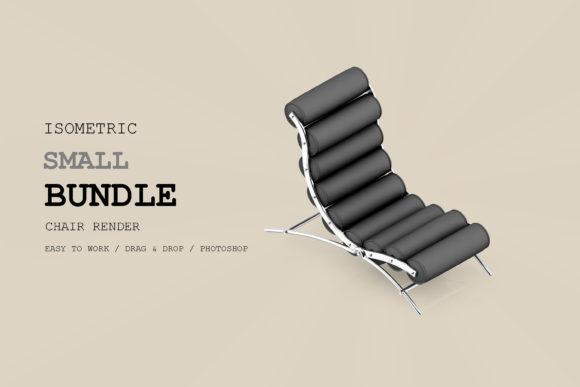 Isometric Chair 3D Render Pack 10 for Creators and Professionals