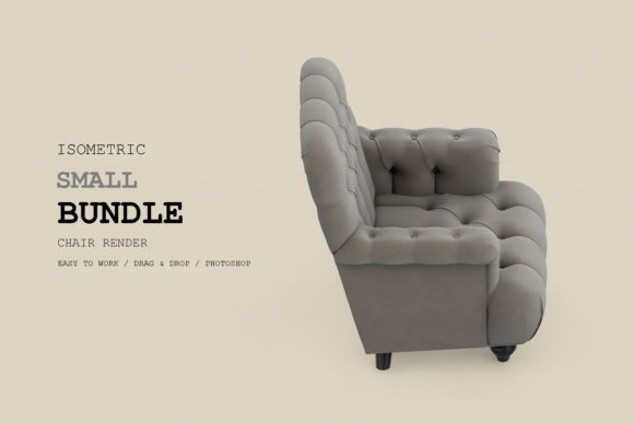 Mastering 3D Interiors with the Isometric Armchair 3D Rendering Pack 90