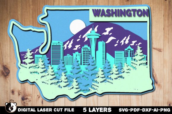 Washington 3D Layered Tropical