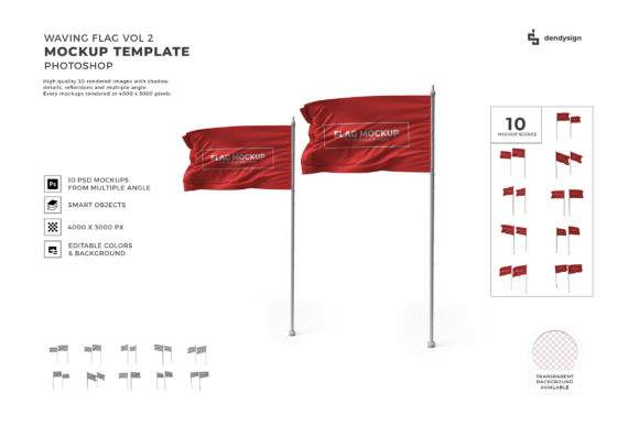 Waving Flag 3D Mockup Template Bundle 2: A Practical Guide for Designers and Marketers